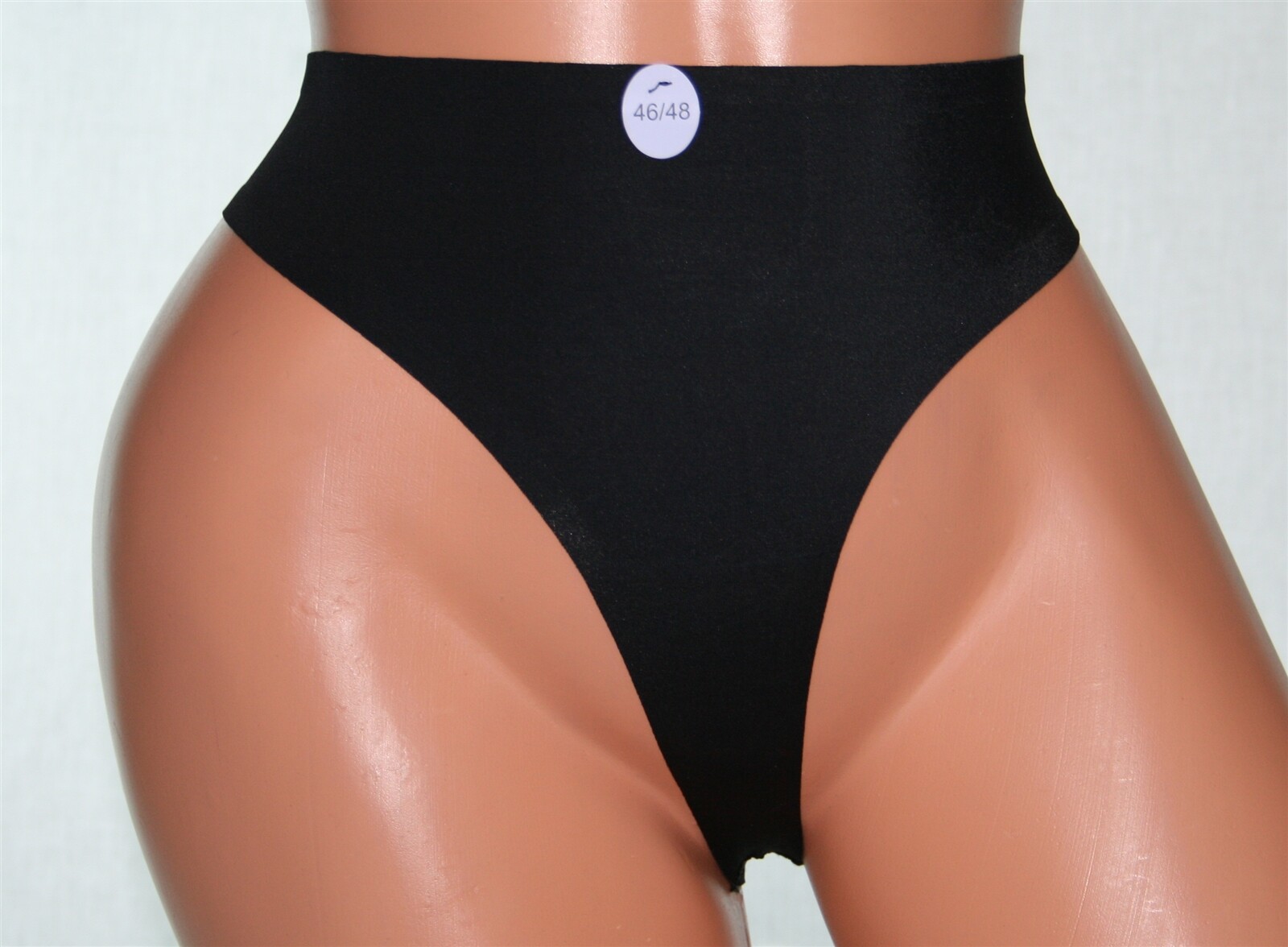 Plus Size Black Thong that is soft and silky Size 46/48