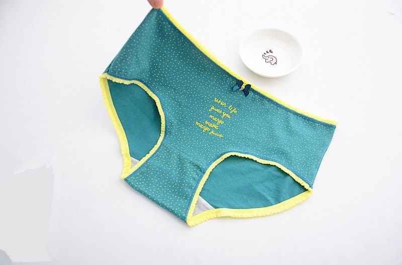 7Pcs/Lot Cotton Panties Women Underwear Plus Size Briefs High Waist Underpants