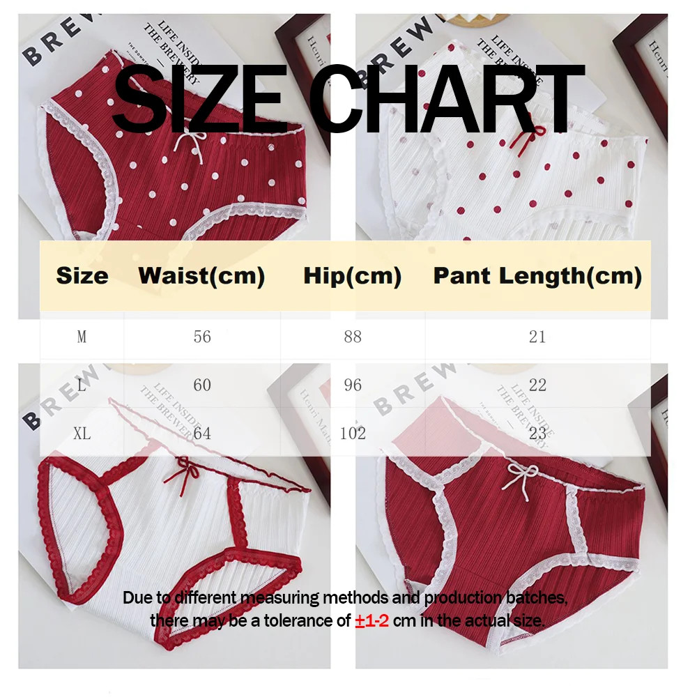 Cotton Boyshort Panties Mid Rise Printed Women’s Breathable Underwear 3 Pcs
