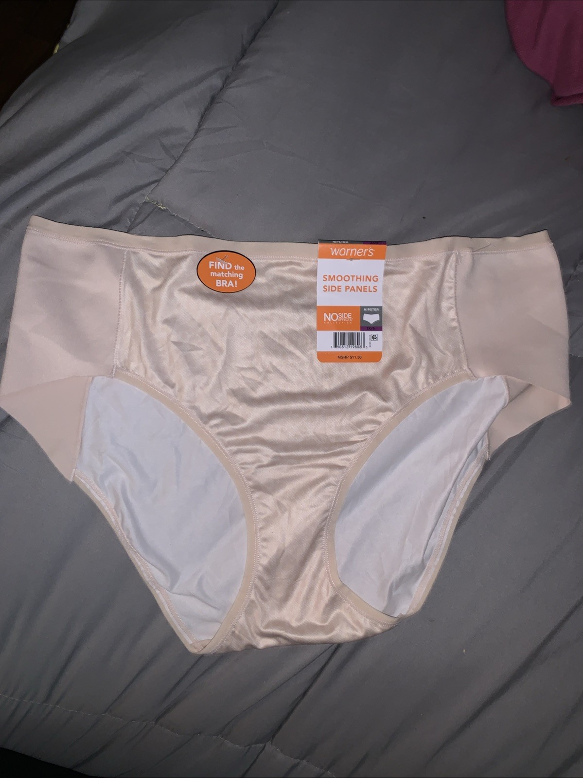 Warner’s Hipster Plus Size Panties Panty Side Smoothing Panels Size 9 2X 2XL NEW