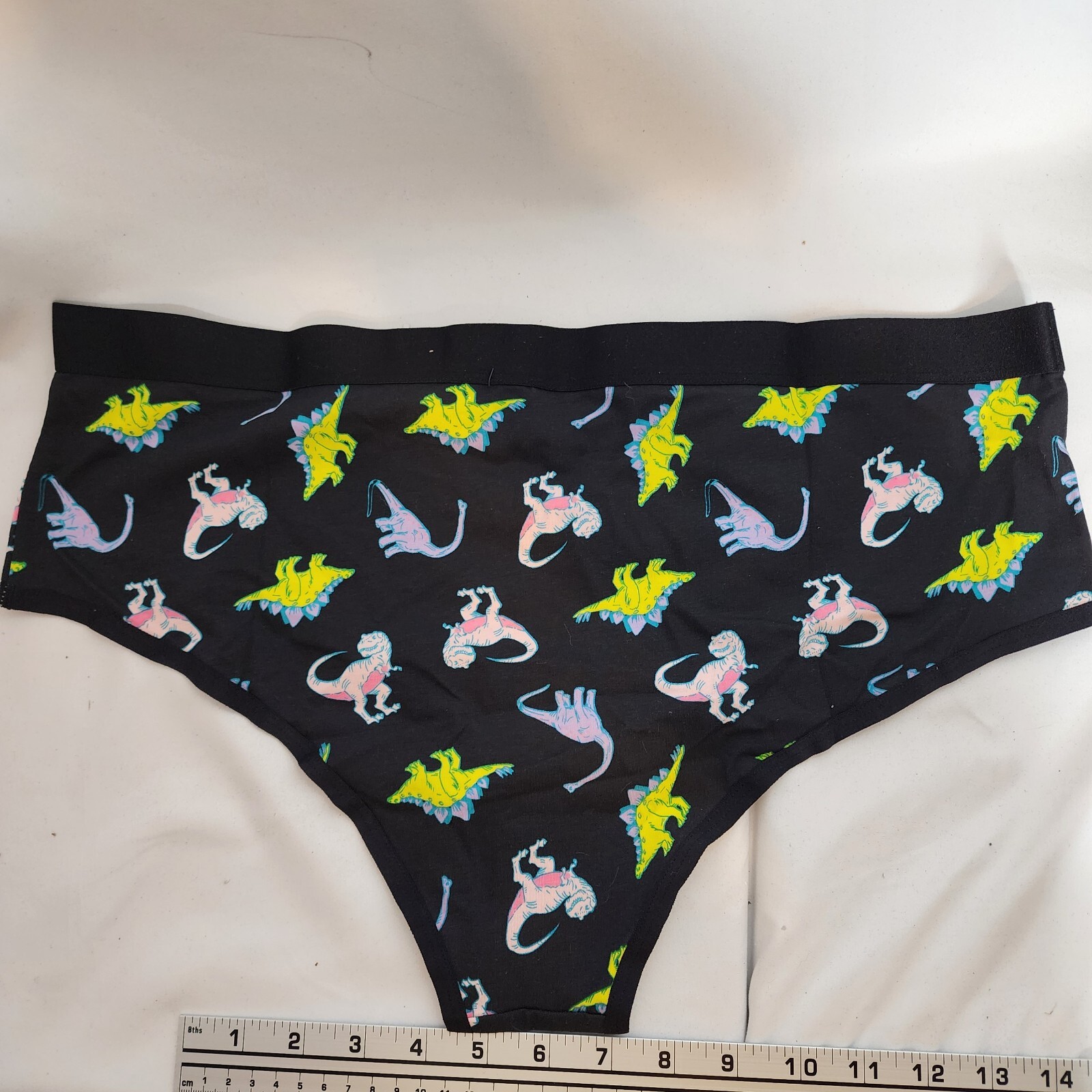 3X 22W 24W Torrid Black Dinosaur Cotton Cheeky Panty Mid Rise Pink T Rex Lingeri