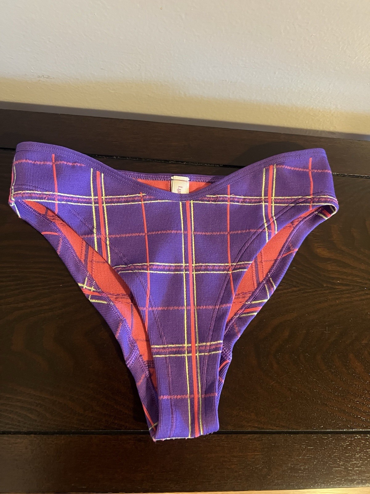 Anthropologie LyreBird Purple Pink Jacquard Bikini Bottom XXS/XS NWT