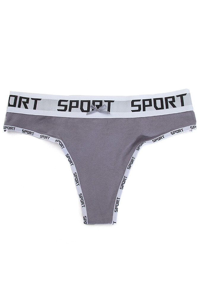 ScarvesMe 12 pack Women’s Assorted Sport Band Cotton Comfy Sexy Thong Panties