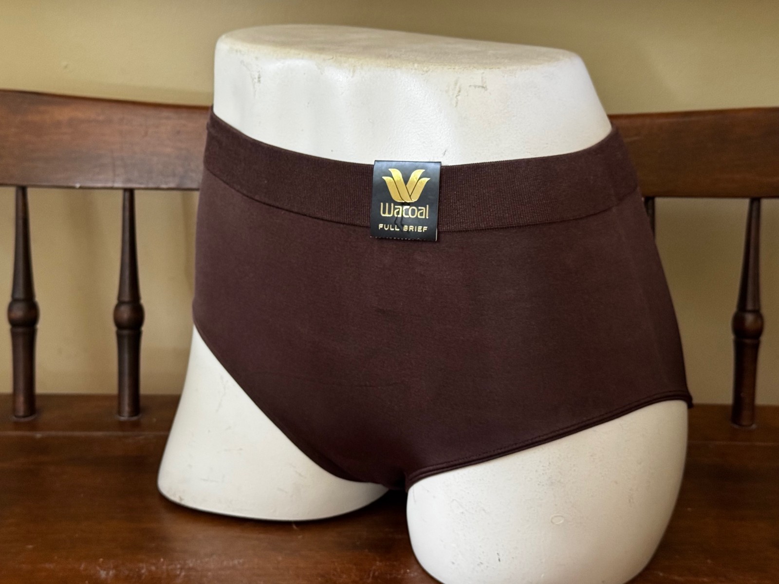 WACOAL 838175 HOT FUDGE BROWN ~ B-SMOOTH FULL BRIEF PANTIES ~ XL