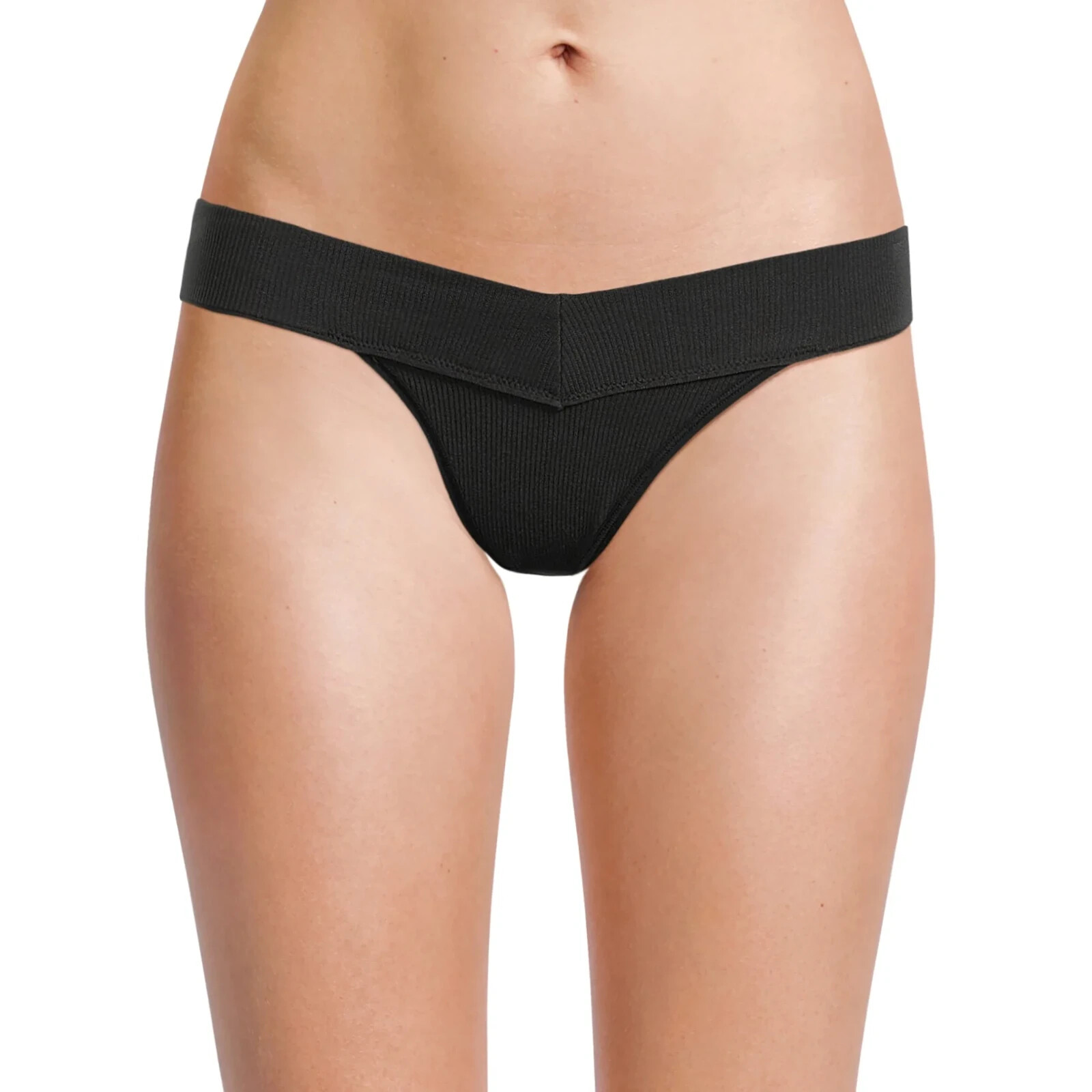 No Boundaries Women’s Seamless Low Rise Bikini Panties Size X-LARGE Black