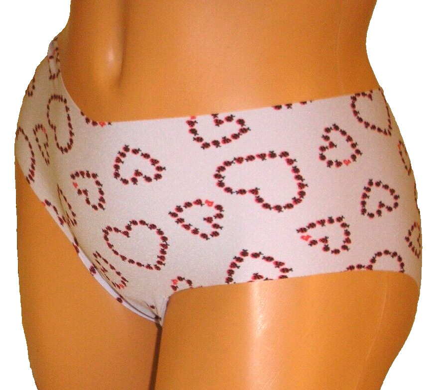Victoria’s Secret Heart Print Hiphugger Hipster Panties Lingerie, Large Gift
