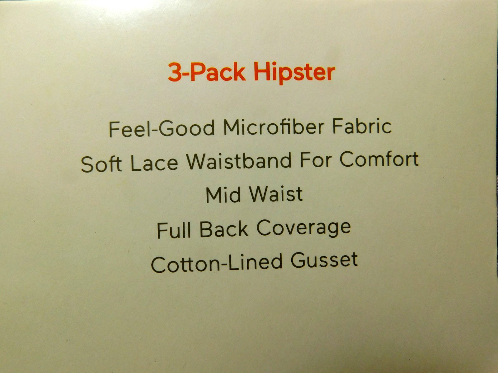 Warners~Blissfulo Benefits Microfiber With Lace 1 Floral Print & 2 Solids (DG)