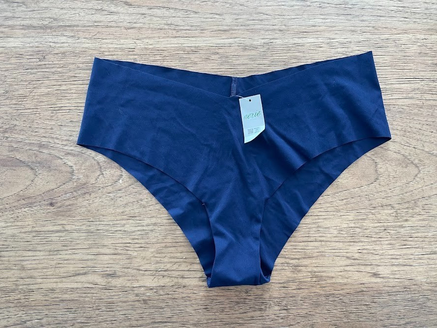 Aerie Smooth Navy LARGE SMOOTHEZ No Show Cheeky Underwear Panty NWT