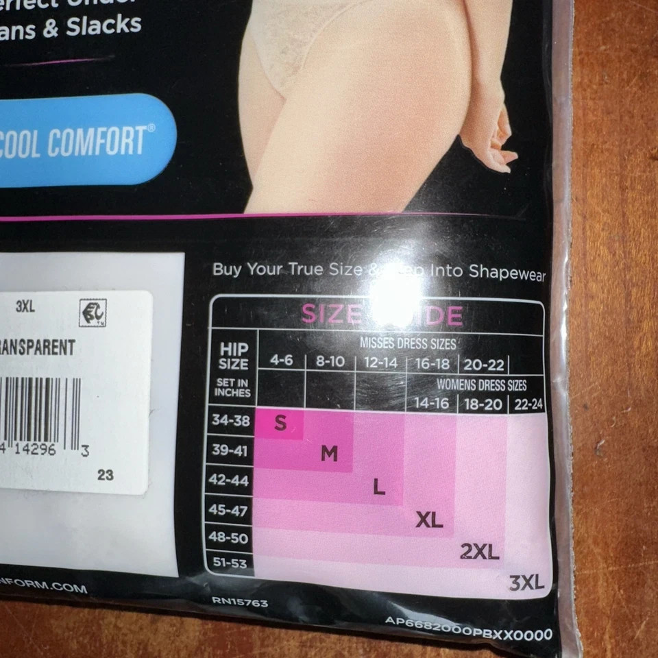 Maidenform Firm Tummy Control Lace Shapewear Thong Size Medium 8-10 39-41” NWT