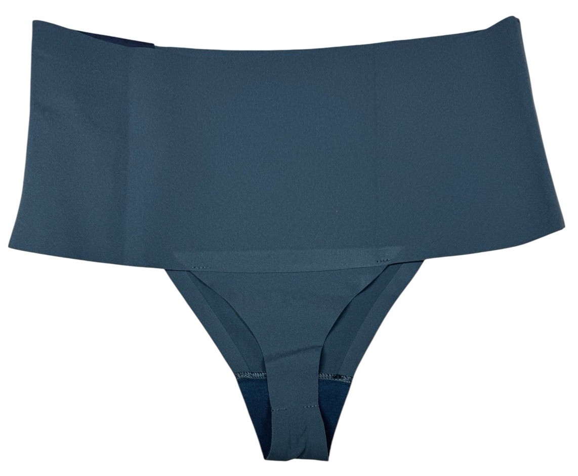 SPANX Women’s Size S Shaping Thong Spanx Super Smooth SP0115 Panty DUSK BLUE