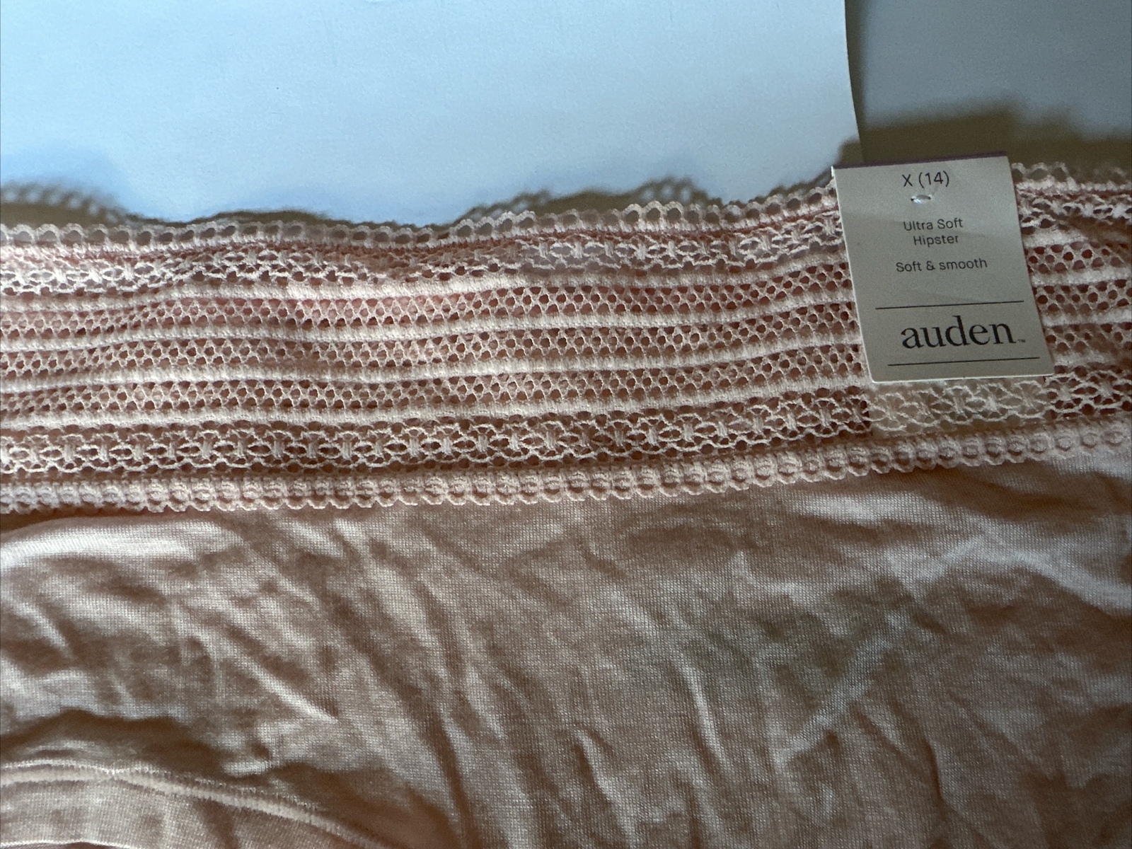 Auden Women’s Ultra Soft Hipster Size X 14 Casual Pink Panties Underpants New