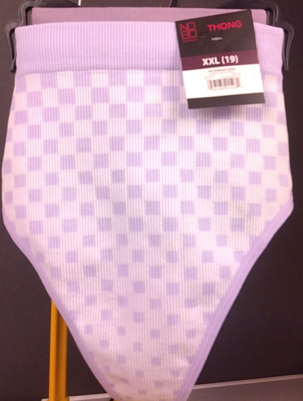 No Boundaries 2 Pack Purple Check/Purple Thong Size XXL (19) – New (64)
