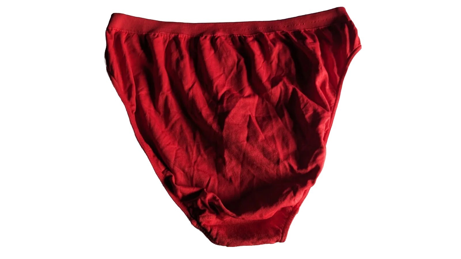 NWT Victorias Secret VS L 1999 Tactel Nylon Hi-Cut Panties Panty VTG 90s Y2K RED