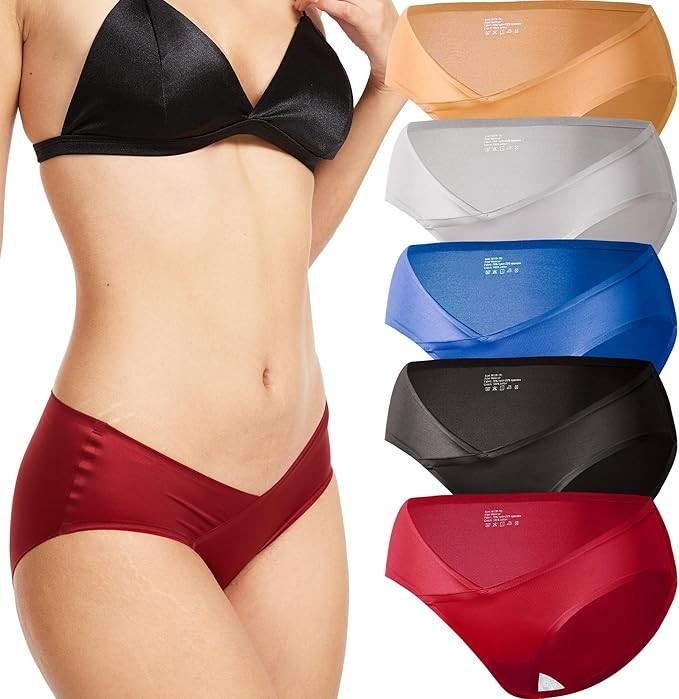 Dr. Cherwish 5 Pack Underwear for Pregnancy and Post Partum