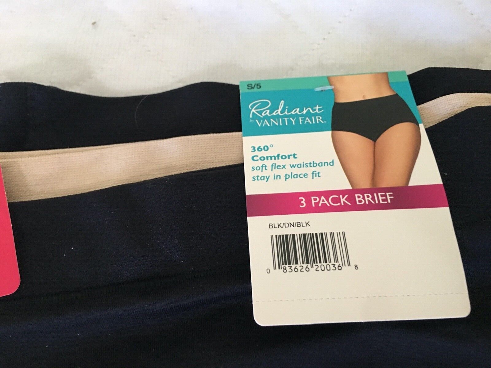 Vanity Fair Radiant Womens Brief Underwear Panties 360 Comfort 3 Pairs U pick