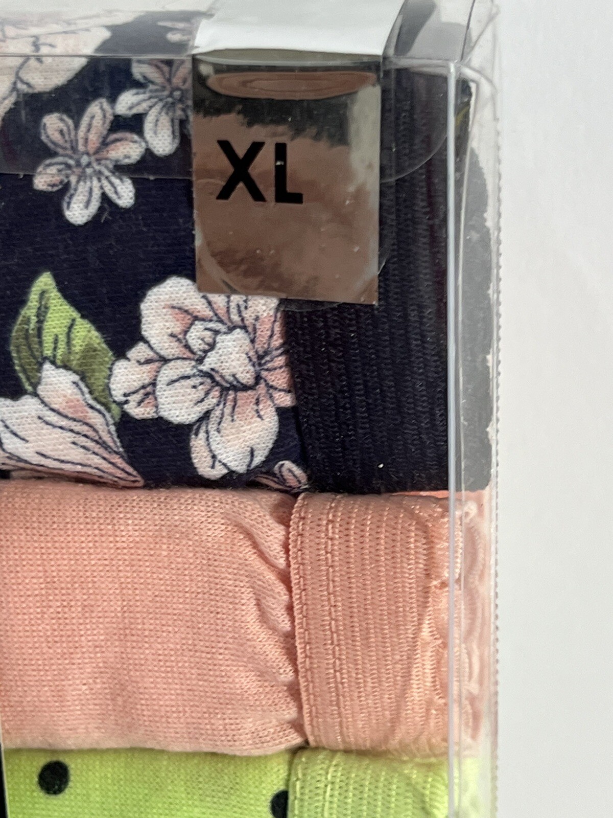 Lady Princess Intimates 5 Pack Fashion Hi Cut Panties – XL Cotton Blend. New