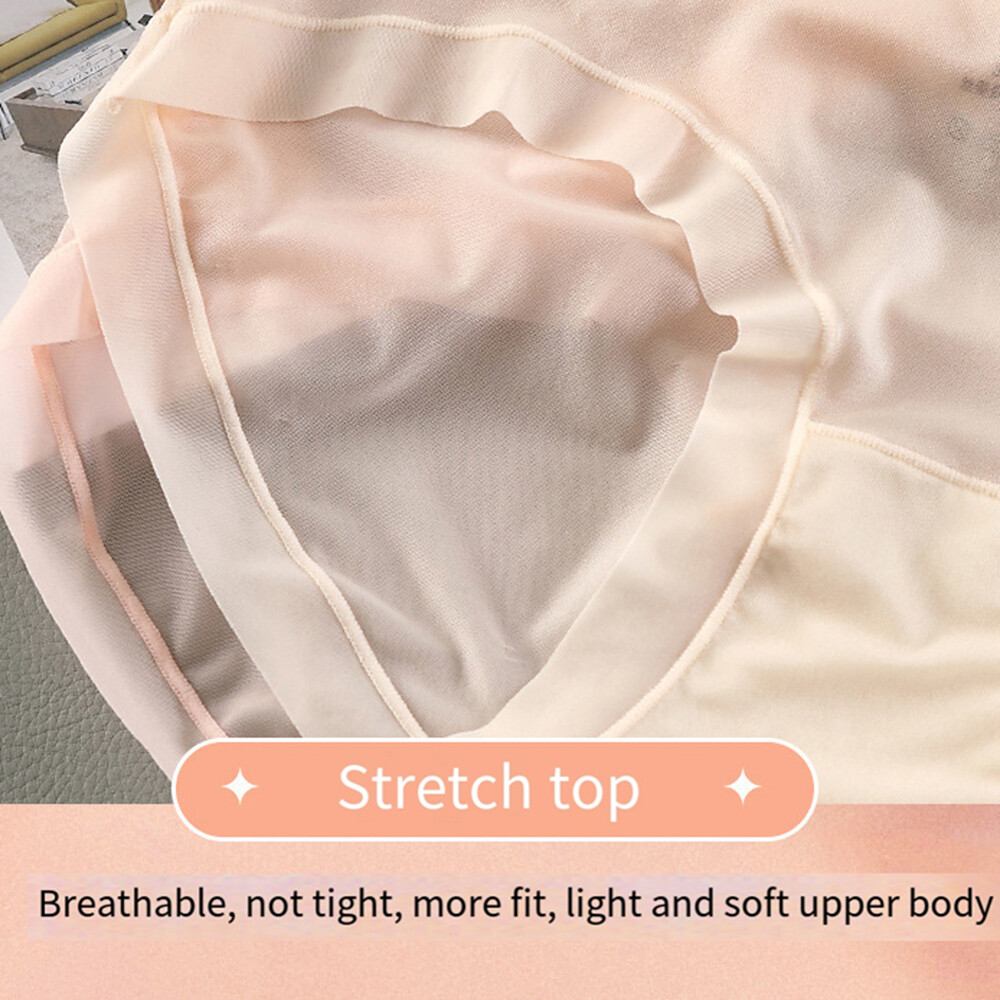 3 Pack Women’s Ice Silk Seamless Panties Briefs Underwear Knickers Underpants