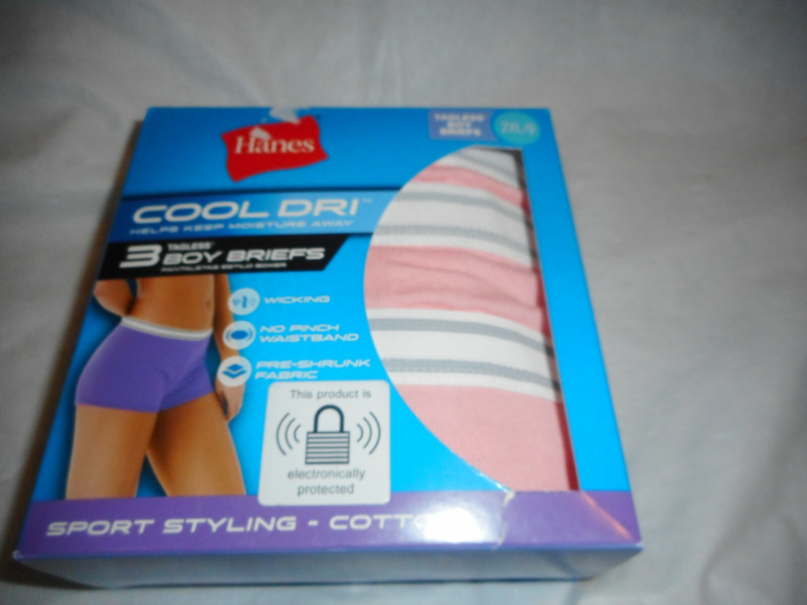 N/W/B Hanes Cool Dri 3 Boys Briefs Different Colors SIZES L/7,XL/8,& 2XL/9