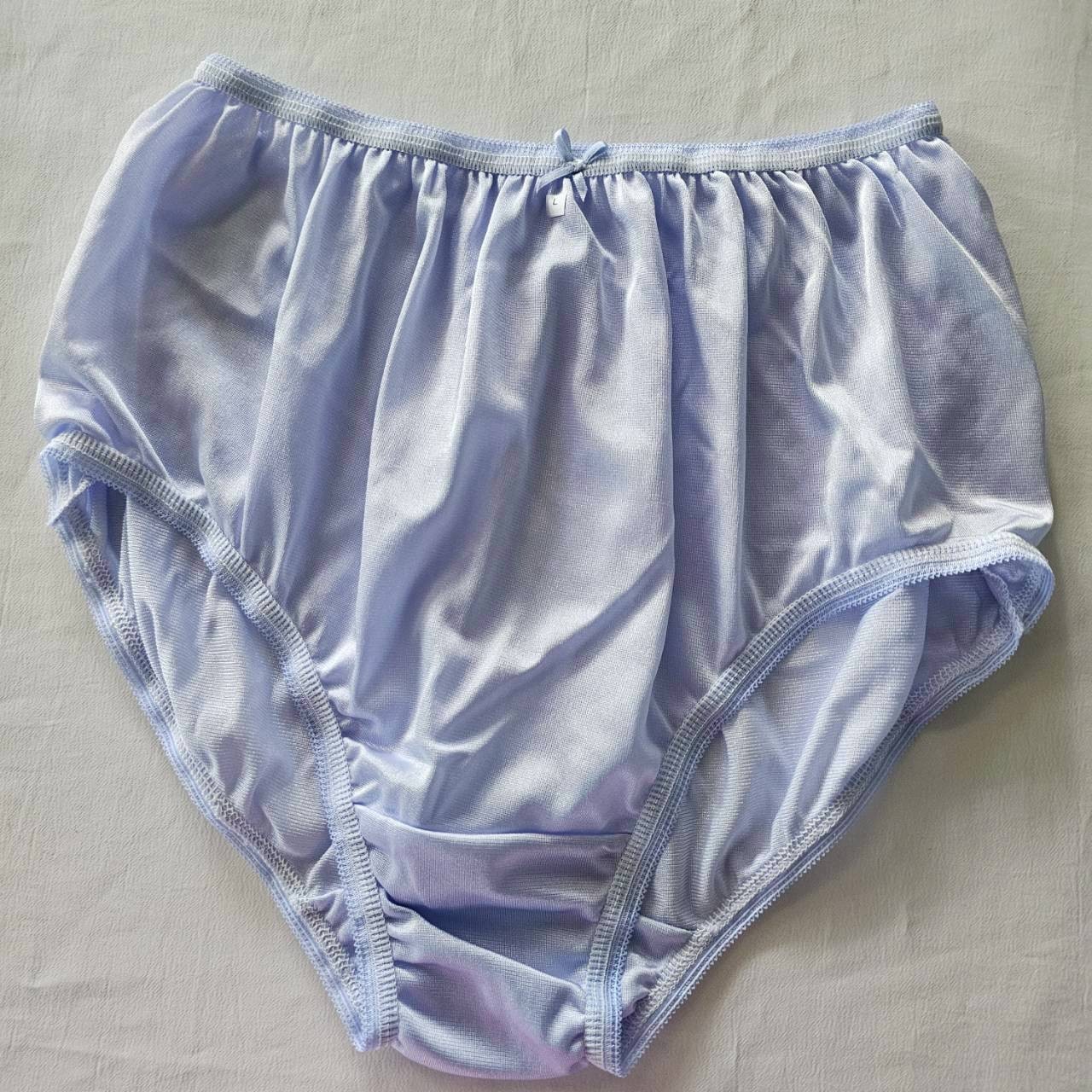 6 Purple Underwear Nylon Panties Underwear Women Silky Soft Briefs Waist 30-36″L