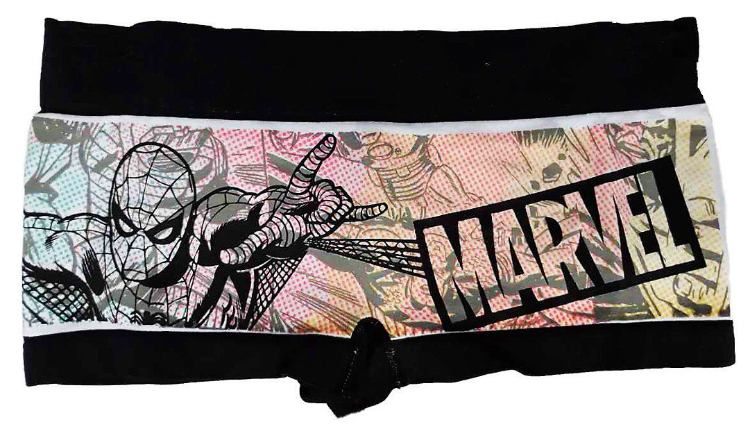 SPIDER-MAN Seamless Boyshort Panties Underwear Ladies Women’s Size 6, 7, 8 or 9