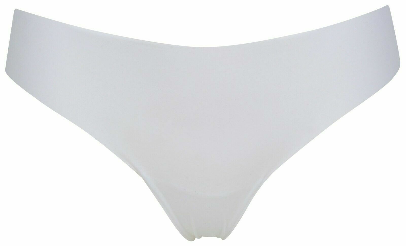 HUNKEMOLLER SILKY MICROFIBRE NO VPL THONG BLACK RED WHITE NUDE PINK BNWT