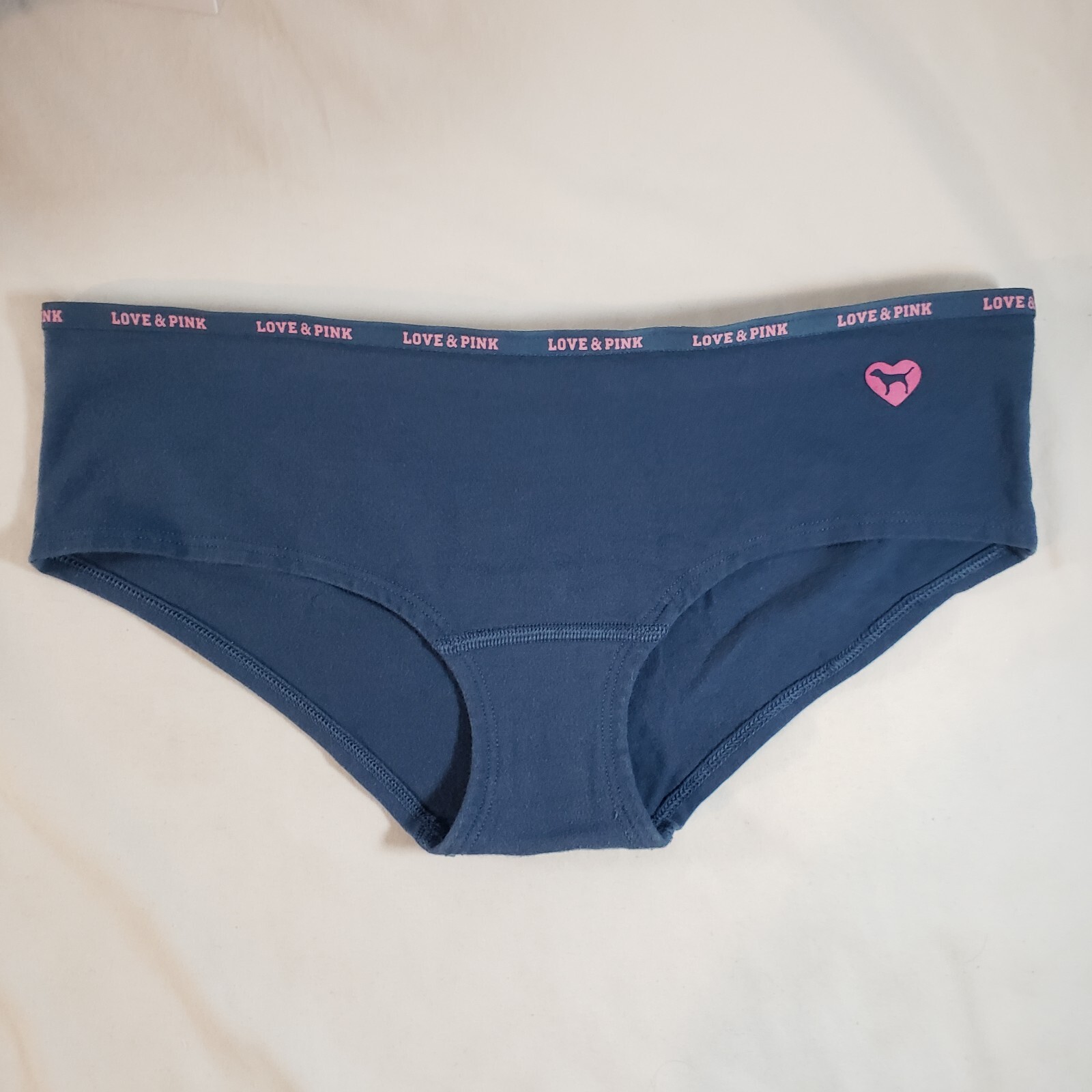 Victoria’s Secret PINK Extra Low Rise Hipster Small Navy Blue Cotton VTG