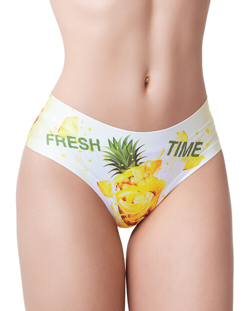 MEMEME FRESH SUMMER PINEAPPLE PRINTED SLIP S-XL