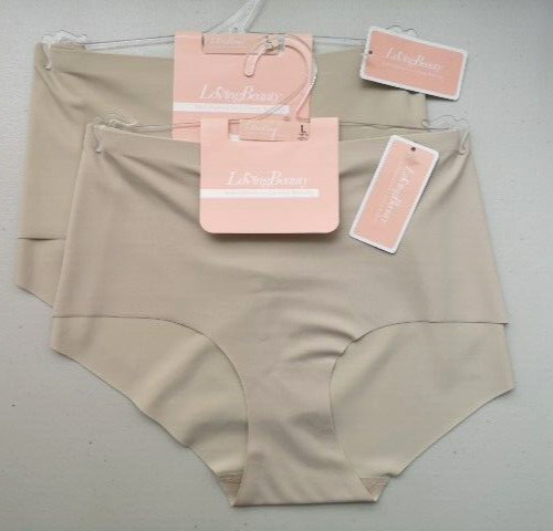 Ladies Set of 2 Khaki Beige No VLP Mid Rise Knickers Size 14/16 BNWT