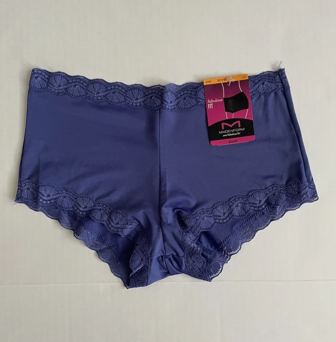 NWT Women’s Maidenform Boyshort Panty Purple – Size Small / 5 – FREE SHIP