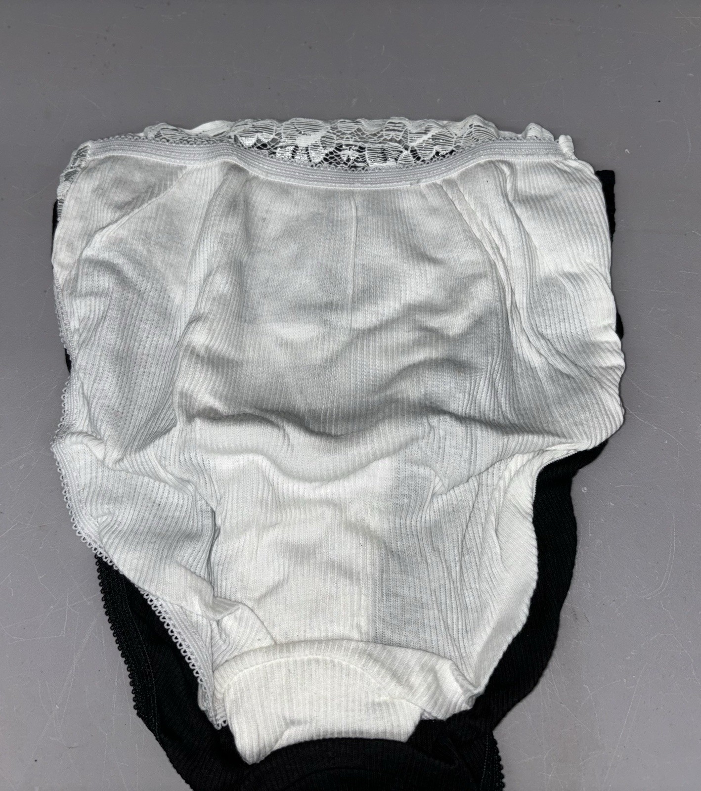 Vintage 1980s Cotton Blend Brief Panty Granny Core Size Large NWOT