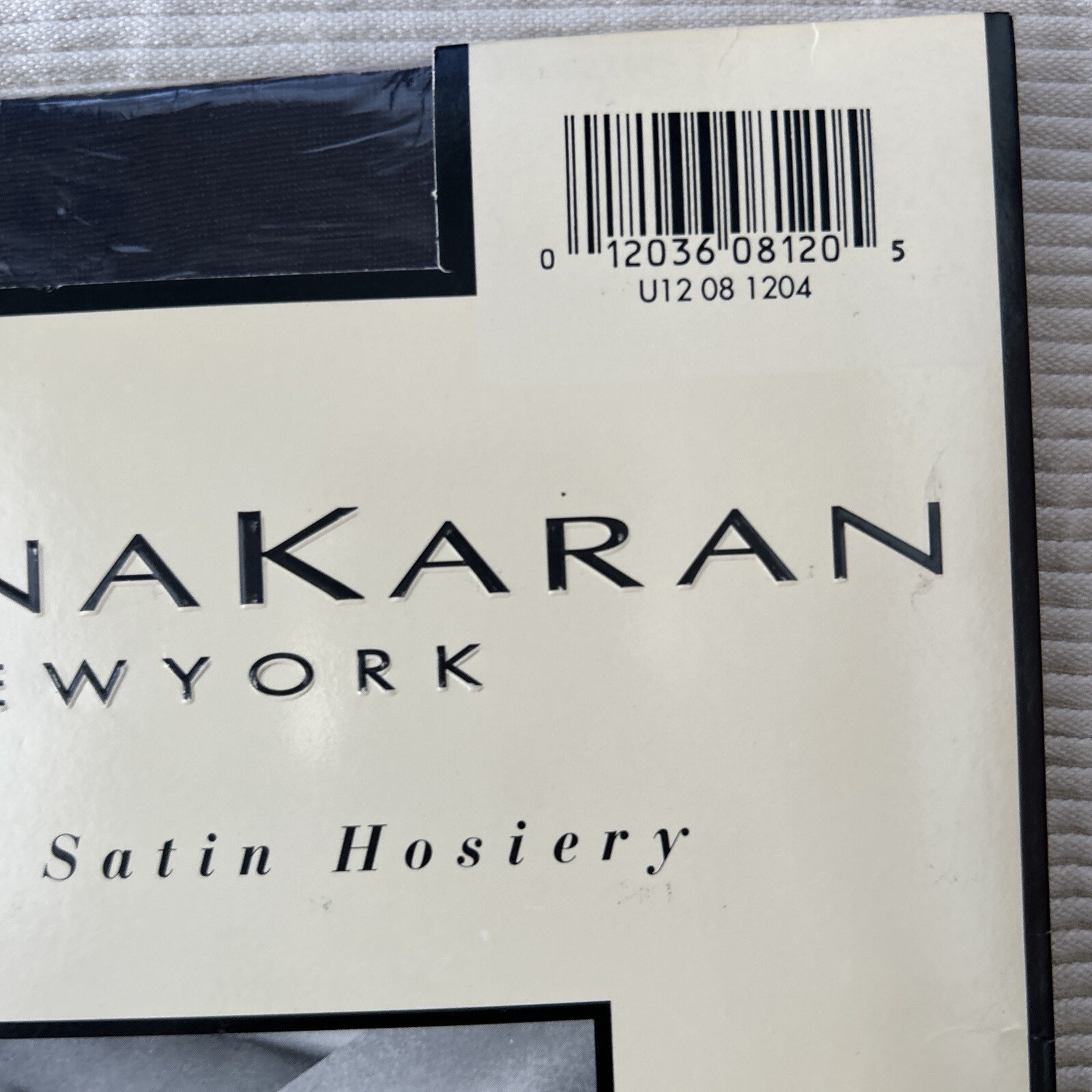 DonnaKaran New York Bark Opaque Satin Hosiery Style 222 Size M
