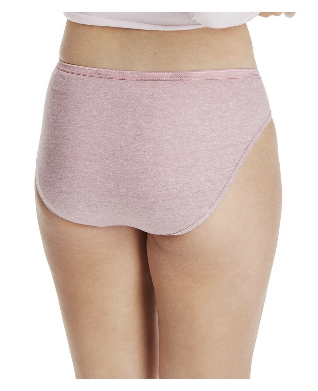 6-Pack HANES Women’s 8/XL Cotton Tagless Hi-Cut Briefs Underwear Breathable
