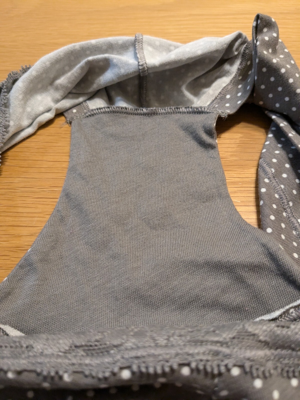 MAIDENFORM Gray White Polka Dot Boyshort Hipster Panties Sz Small