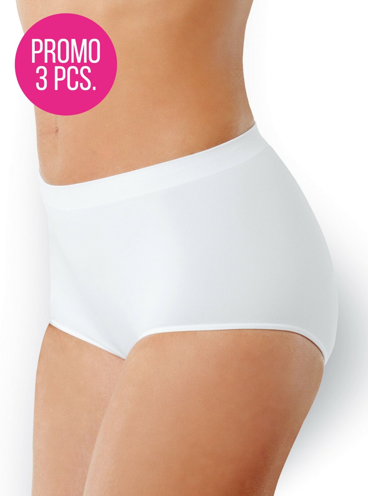 3 Women’s High Waist Seamless Stretch Microfiber Culottes Intimidea 310368