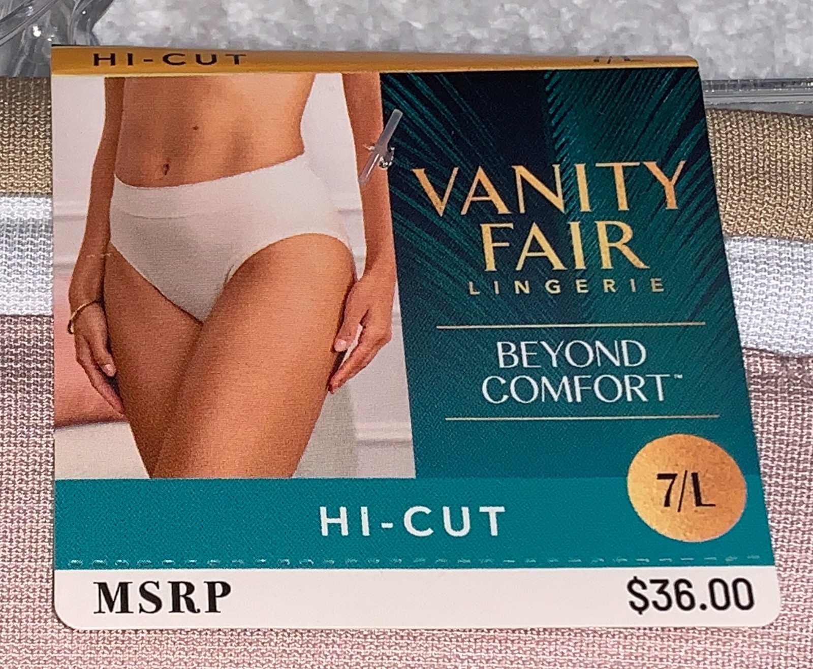 VANITY FAIR Beyond Comfort Seamless 3 Pk Hi Cut Panty Womens M 6 L 7 XL 8 2XL 9