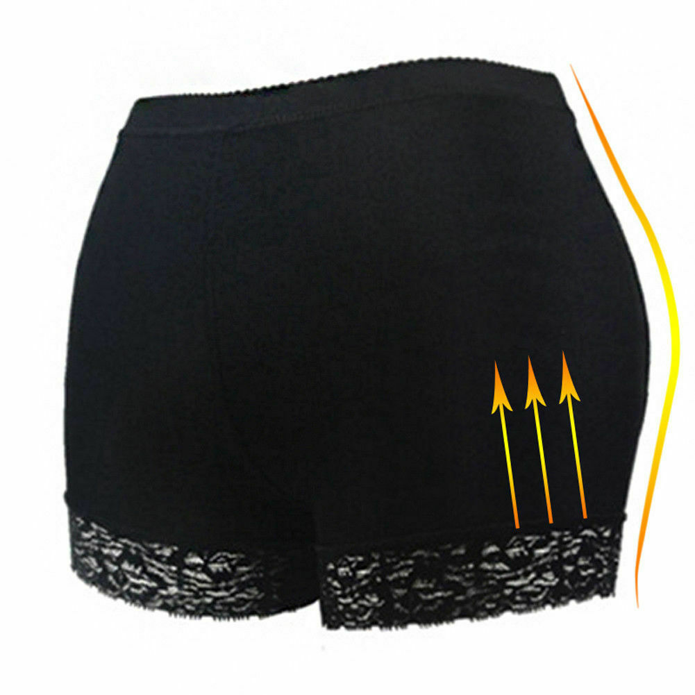 Lady High waist Padded Pants Shaper Panty Butt Lifter Booty Enhancer Underwear