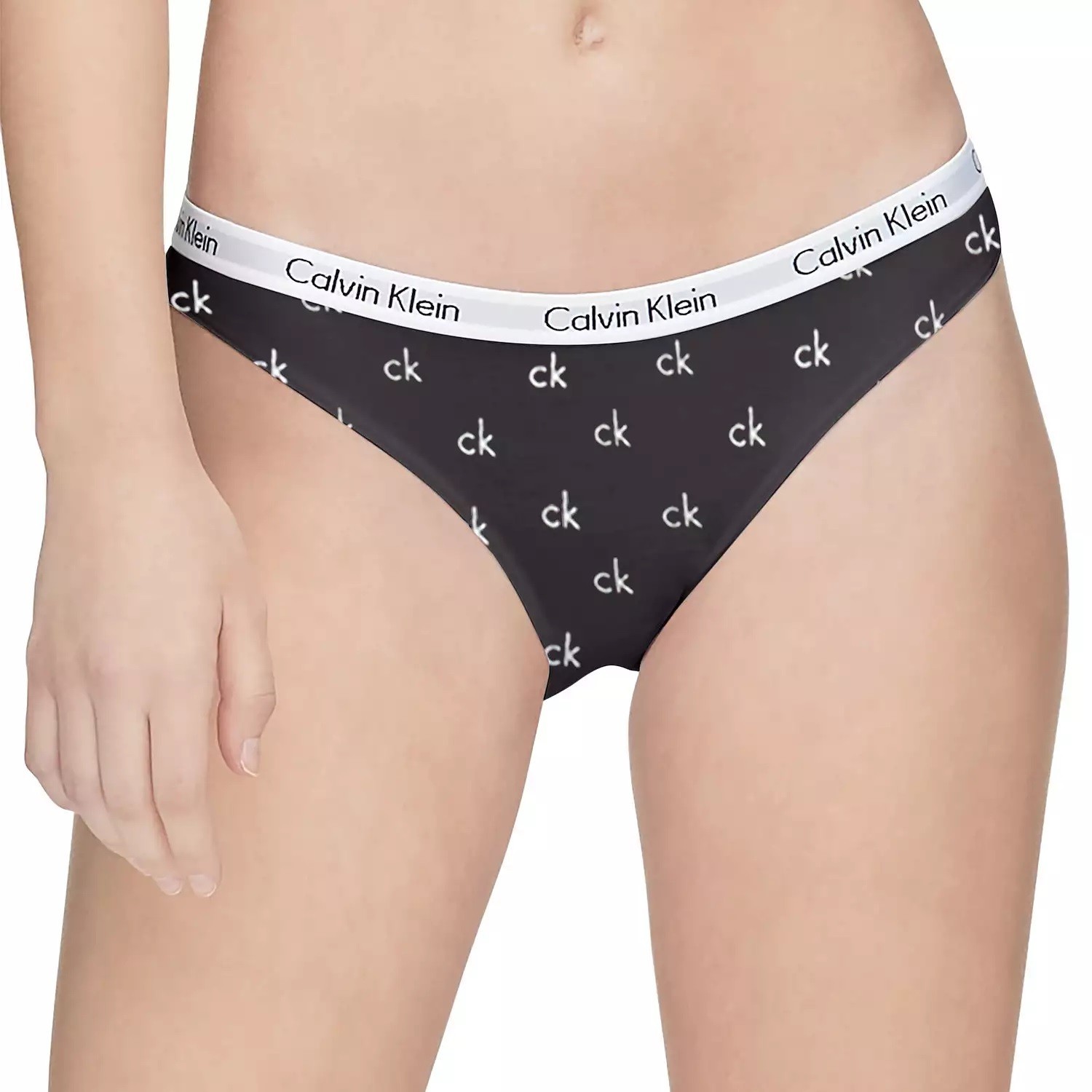 New 2 Pairs Calvin Klein CK Carousel Bikini Panties Plaid & Logo Size XL NWT