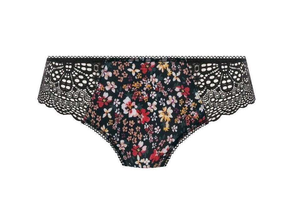 Freya Boho Vibes Brief Black Size XS 8 10 Classic Mid Rise Knickers 400750 New