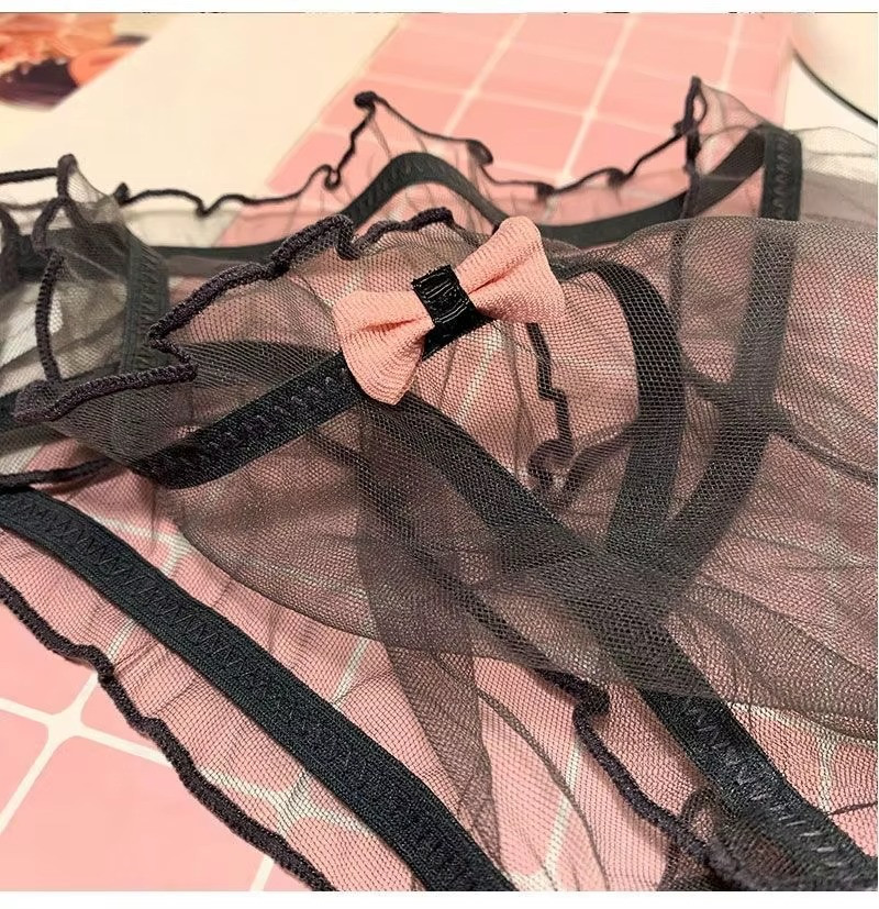 Vintage Style Completely Sheer Transparent Nylon Panties Retro look Sexy