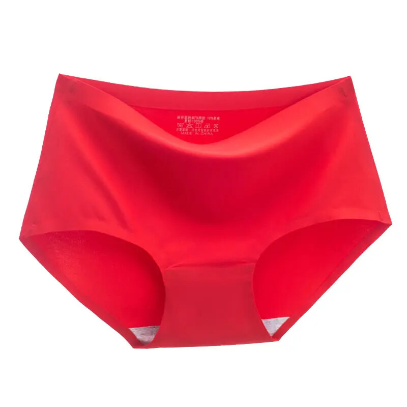Ladies Panties Ice Silk Seamless Knickers Comfort Underwear Soft Smooth 3/6 Pack
