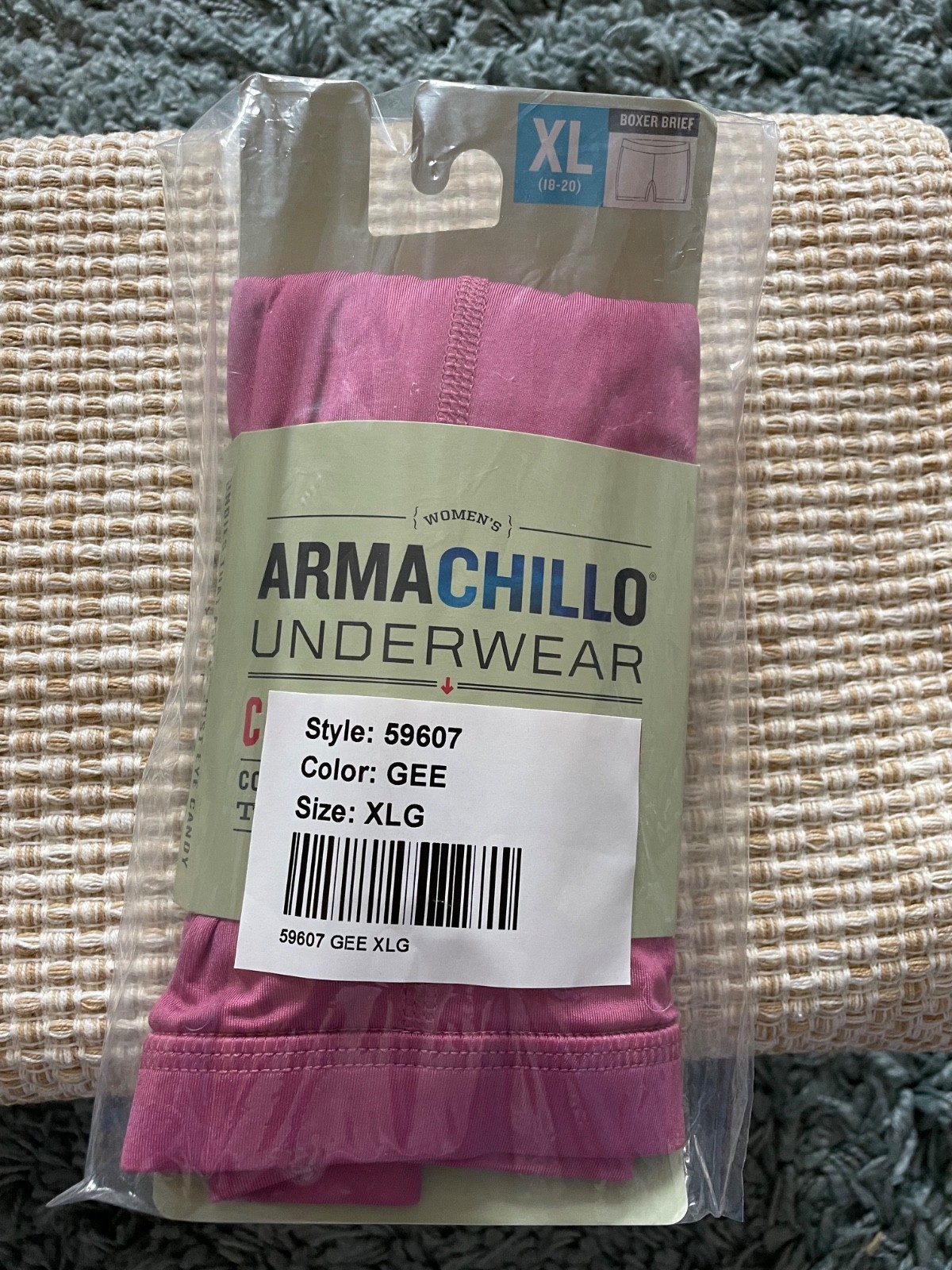 Duluth Buck Naked Armachillo boxer brief for women XL New in Package