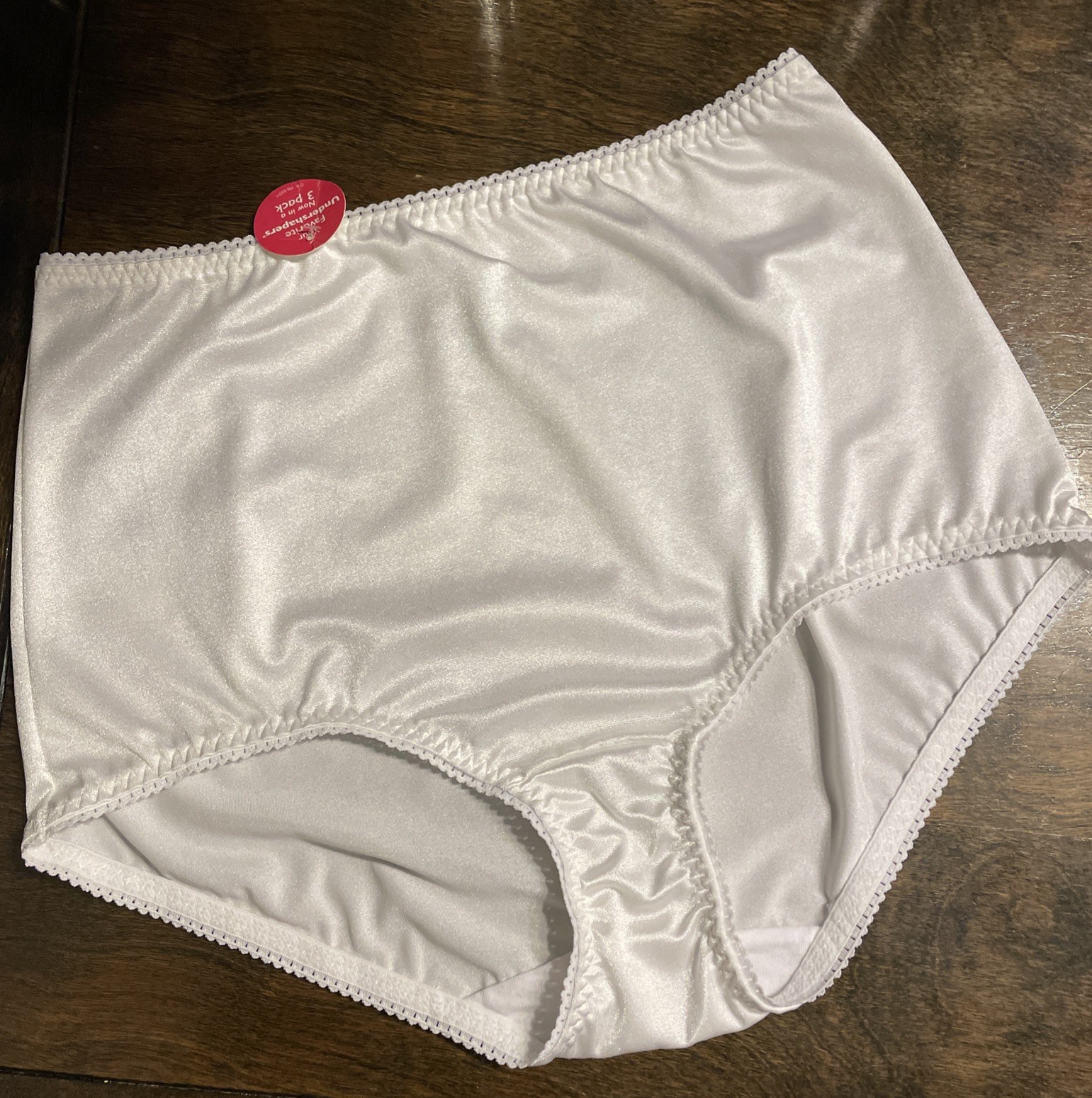 Vanity Fair XL Body Undershaper White Hi Shine Silky Brief Panties 3440301 NWT