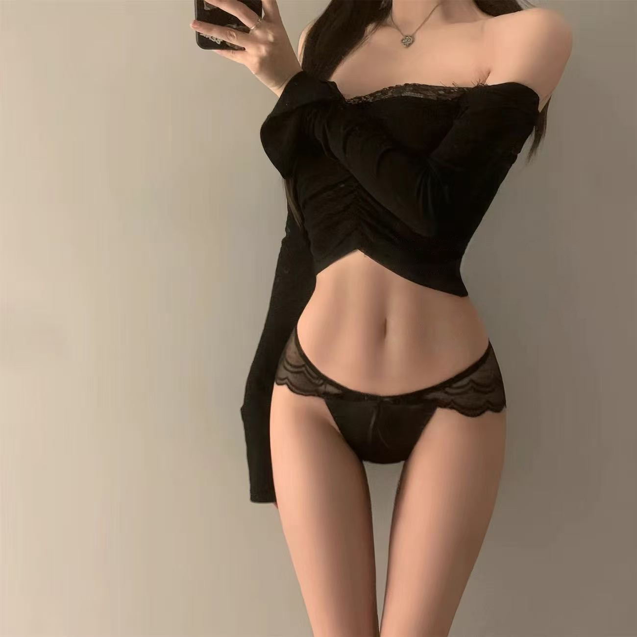 Women Sexy Lace Teddy Bodysuit Sheer Mesh Nightwear Lingerie Underwear