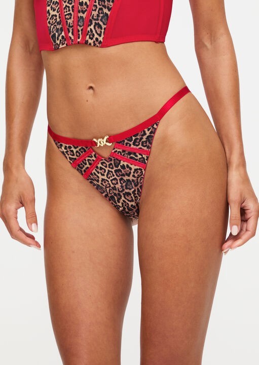 Ann Summers Wild Desire Brazilian Size 12 Red/Multi
