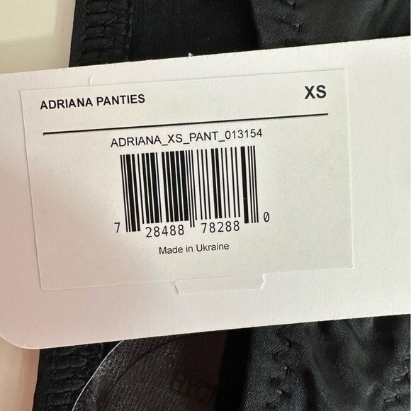 MarieMur Women’s Adriana Thong Panties Black XS