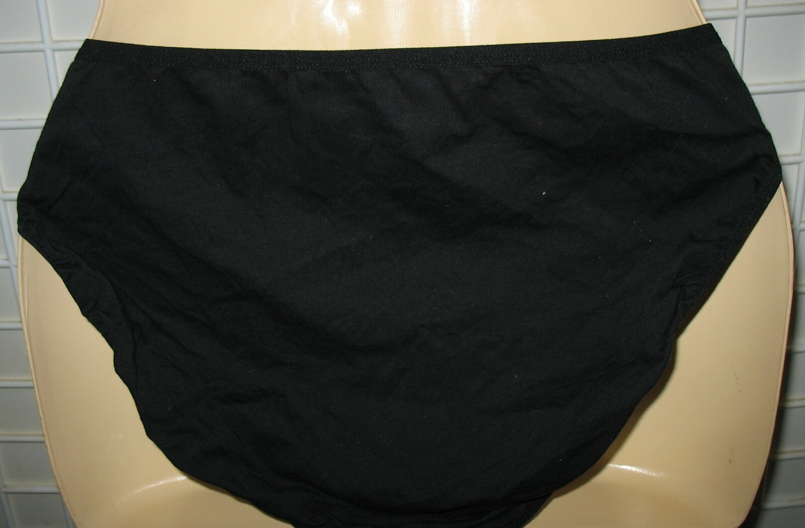 DELTA – NEW – XXL – BLACK – COTTON STRETCH BIKINI PANTY