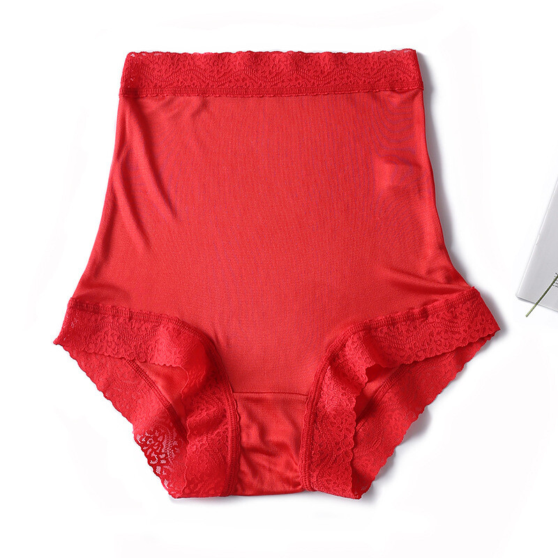 Luxurious 100% Mulberry Silk Women’s Briefs Thin Cool High-waist Comfortable New
