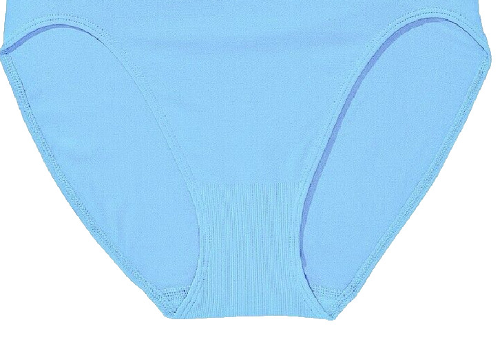 XXL Sea Blue SEAMLESS NOSHOWFULLCOVER Victorias Secret HighLeg Waist Brief Panty