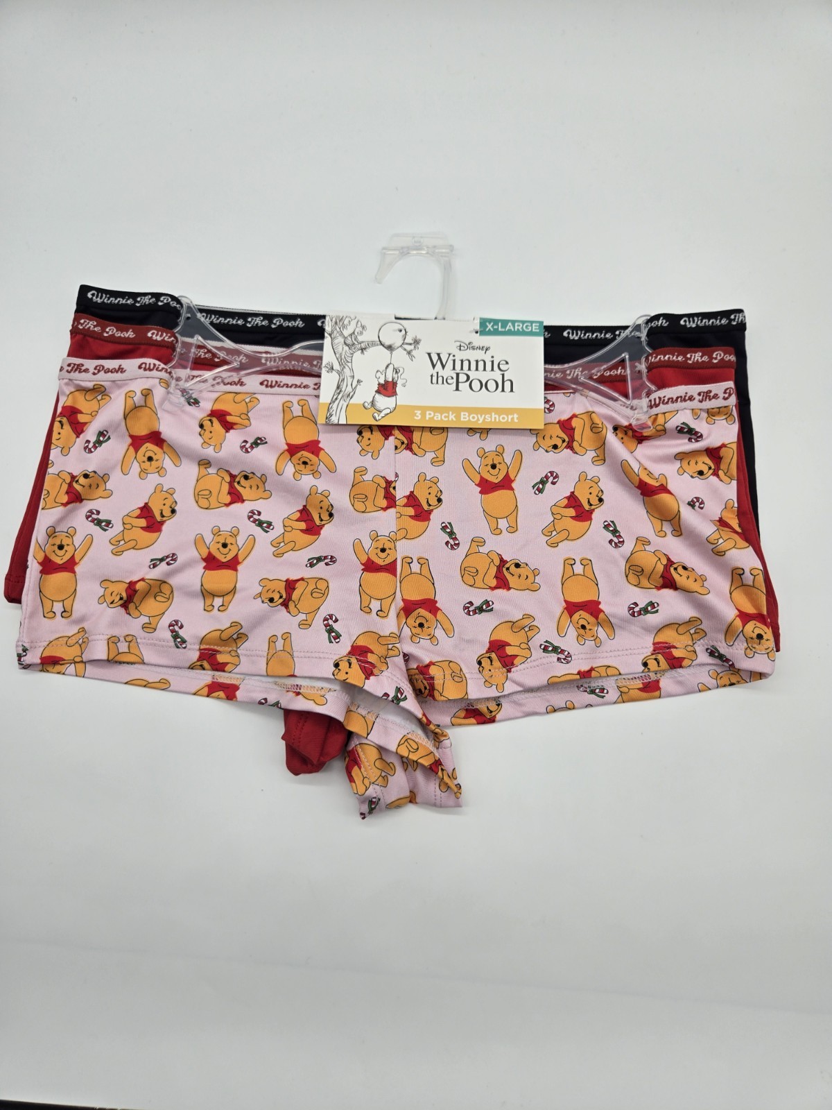 Winnie The Pooh -3 Pack -Boy shorts Panties Extra Large NWT
