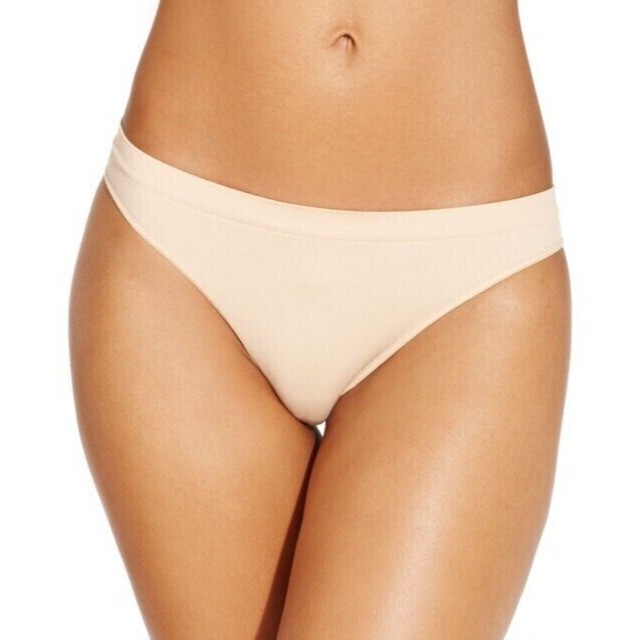 Jenni By Jennifer Moore Women’s Seamless Thong Underwear Nude 3 Pack Size 2XL